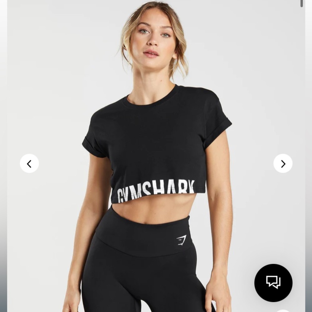 🫧 Gymshark: Fraction Crop Top - XS